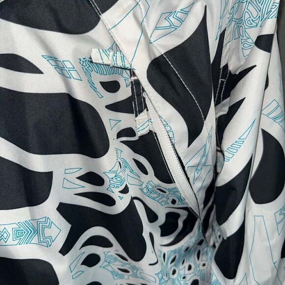 NIKITA Native Alaskan Inspired Design Women's Snowboard Jacket - Anime Shapes -S - Picture 7 of 16